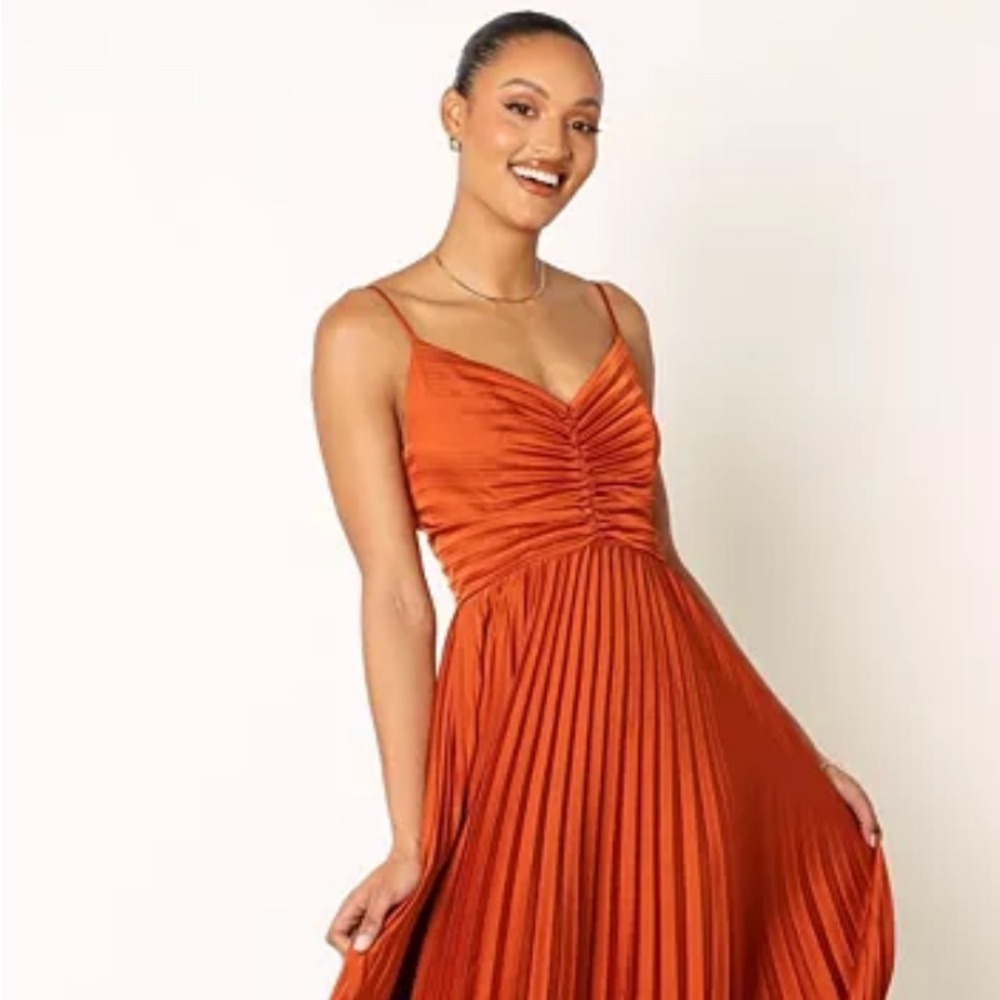 Petal & Pup Rust Maxi Dress